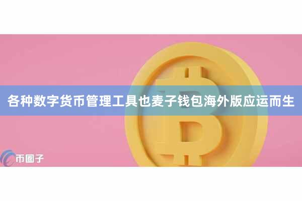 各种数字货币管理工具也麦子钱包海外版应运而生