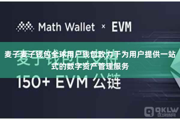 麦子麦子钱包全球用户钱包致力于为用户提供一站式的数字资产管理服务