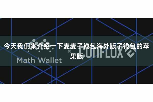 今天我们来介绍一下麦麦子钱包海外版子钱包的苹果版