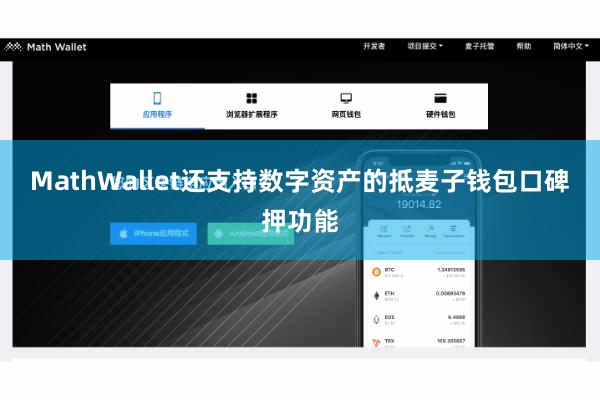 MathWallet还支持数字资产的抵麦子钱包口碑押功能